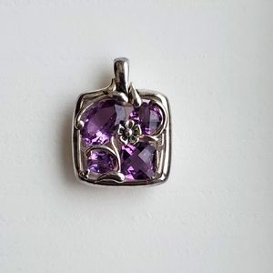 Lyric sterling silver pendant